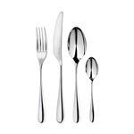 Robert Welch Arden Bright, 24 Piece Cutlery Set for 6 People. Made from Stainless Steel. Dishwasher Safe.