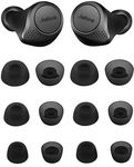 ALXCD Ear Tips for Jabra Elite 65t Headphone, 6 Pairs Replacement Silicone Earbud Tips Small Size, Fit for Jabra Elite Active 65t, S/M/L