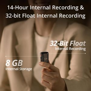DJI Mic 2 Wireless Microphone – Dual Channel, Portable Audio