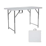 ANJONG ANJ 4ft Folding Table Outdoo