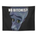 DOBOER Megamind No es Tapestry for College Dorm, Bedroom And Living Room Home Decor 30"x40", Funny Meme Wall Tapestries Hanging for Gifts