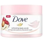 Dove Exfoliating Body Scrub Pomegranate Seeds and Shea Butter Scent 225ml (Pack of 2)