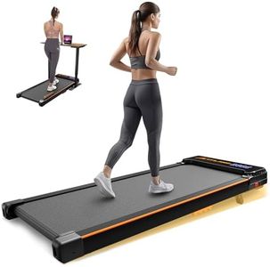 ACTFLAME Walking Pad Under Desk, Portable Treadmill for Home and Office, 2 in 1 Walking Pad with Remote Control 120KG Capacity, 2.5HP Compact Treadmill with LED Display for Walking and Running