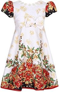 Richie House Girls' Flower Dress RH2570-A-8