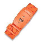 Samsonite 3 Dial Travel Sentry Combo Luggage Strap, Orange Tiger (Model: 91163-8485)