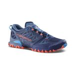 La Sportiva Mens Bushido III Performance Mountain/Trail Running Shoes, Deep Sea/Cherry Tomato, 8.5-9