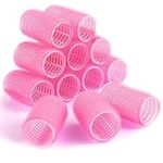 Hair Rollers, 12 Pack Salon Hair Dressing Curlers, Self Grip Hair Roller sets, Hair Curlers for Long Hair, DIY Curly Hairstyle, Colors May Vary, Small