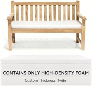 Ylymence 24×72 Inch High-Density Foam Cushion - Quick Rebound, Not Easy to Fall Off, Suitable for Sofas,Benches, Recliners and DIY (72 * 24 * 6)