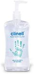 Clinell GCIHS500 Hand Sanitiser Gel - Dermotologically Tested, Kills 99.99% of Germs, Quick and Kind to Skin, No Stickiness - 500ml bottle