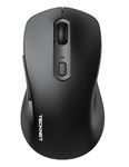 TECKNET Classic Wireless Mouse, Tri-Mode Bluetooth 5.0/3.0 & 2.4G Laptop Mouse Wireless, 4800DPI Optical Tracking with 6 Adjustable Levels, Cordless USB Silent Computer Mice for PC Mac Linux Chrome