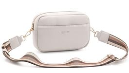 Diva Dale Broad Strap Cross-Body Sling Bag For Women (White)