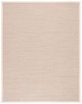 Safavieh NF143C-8 Natural Fiber Collection Marble & Beige Sisal Area Rug, 8' x 10'