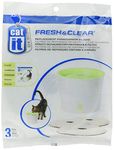 Catit Fresh and Clear Replacement Foam/ Carbon Filters, Pack of 3