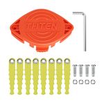 THTEN AF-100 Trimmer Blades Head Compatible with Black & Decker GH600,GH610,GH900,GH912,ST6600,ST7000,ST7700,NST1118,NST2118,LST220,LST300,LST400,LST420 Edger Grass Trimmers 18 Pack