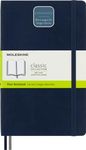 Moleskine Classic Soft Cover Expanded Plain Notebook, Large, Sapphire Blue