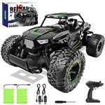 BEZGAR Remote Control Car, 1:14 Scale 2WD RC Cars 20 Km/h All-Terrains Electric Off Road Monster Vehicle Truck Crawler Toy with Two Rechargeable Batteries for Boys Kids and Adults