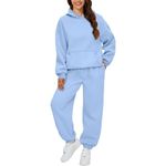 Womens Lounge Wear Sets Track Suits for Women UK Trouser Suits for Ladies Wedding Knitted Co Ord Set Women Skirt Womens Summer Shorts Womens Two Piece Outfits Sets Women 2 Piece Set Outfit Sky Blue