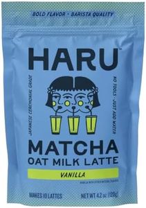 Haru Vanilla Matcha Oat Milk Latte Mix, 2-Pack, 8.4 oz (Makes 20 Lattes)