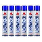 Aerosol Solutions Blue Line Marker Marking Spray Paint 750ml (6 pack)