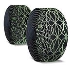 Alien Pros Bike Handlebar Tape Carbon Fiber (Set of 2) Black Green - Enhance Your Bike Grip with These Bicycle Handle bar Tape - Wrap Your Bike for an Awesome Comfortable Ride