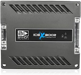 Banda Ice X 3002-1 Channel 3000 Watts RMS 2 Ohm Car Amplifier