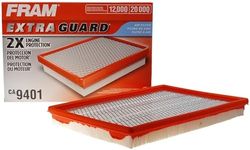 FRAM Extra Guard CA9401 Replacement Engine Air Filter for Select Chrysler, Dodge and Ram Models, Provides Up to 12 Months or 12,000 Miles Filter Protection