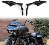 Black Motorcycle Sportster Mirrors 