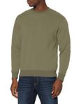 Fruit of the Loom Men's Set-In Premium Sweater, Classic Olive, Medium