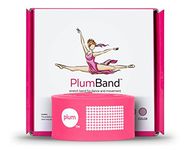 The PlumBand Stretch Band for Dance and Ballet – Sizes for Kids & Adults – Improve Your Splits, Strength, and Flexibility - Printed Instruction Booklet and Travel Bag (Rose Pink, Small)