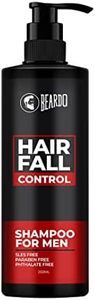 Beardo Hair Fall Control Shampoo For Men, 250 ml | Shampoo For Men With The Goodness Of Amla, Rosemary Oil, Aloe Vera and Brahmi | Strong Hair Shampoo