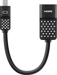 Belkin Mini Display Port to HDMI Adapter 4K Compatible with Laptop - Black