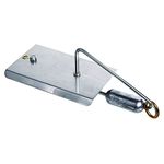 Sea Striker Planers | Fishing Planer with Stainless Steel Blade with Large Brass Ring, Silver