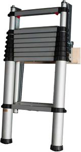 YOUNGMAN Telescopic Loft Ladder – 2.9m Extendable Attic Access