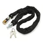 Zimba Motorcycle High & Heavy Quality Helmet Lock & Chain Lock 80cm w/ 2 Key Bike Motorcycle High & Heavy Quality Helmet Lock & Chain Lock 80cm w/ 2 Key for All Bikes