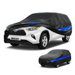 Molebt SUV Car Cover Waterproof All Weather for Automobiles, Universal Fit Ford Explorer, Acura MDX, Honda Pilot, Audi Q7, BMW X5, Porsche Cayenne, Nissan Pathfinder, Dodge Journey, KIA Telluride etc.