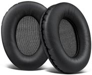 SOULWIT 1 Pair Replacement Automobile Headphone Earpads for Infrared Wireless Headphones, Ear Pads Cushions for GM Ford Toyota Nissan Honda Entertainment DVD Player Systems (Protein Leather)