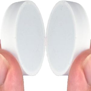 Magnetic Curtain Weights 8 Pack of Waterproof Magnets + Carrying Case, Great Home Decor for Bathroom, Shower, Liner, Drapery, and Sheer, Clip On Bottom, Heavy Duty Works Outdoor to Stop Wind (White)