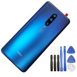 Ubrokeifixit for OnePlus 7 Pro Rear Back Glass Door Cover Replacement for OnePlus 7 Pro 6.67" GM1911 GM1913 GM1917 GM1910 GM1915,Camera Glass Lens/Flash(NOT for OnePlus 7 6.41") (Nebula Blue)