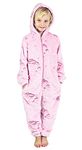 CityComfort Glow in The Dark Onesie Kids Onesies for Girls Rainbow Unicorn Pyjamas 3-14 Years Old (Baby Pink, 11-12 Years)