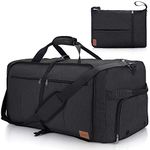 Urtala Travel Duffel Bag for Men & Women, 120L Holdall Bag Foldable Weekend Overnight Bag with Shoe Compartment & Shoulder Strap, Lightweight Waterproof