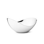 Georg Jensen Bloom Tall Bowl in Stainless Steel - Mirror Polished Finish - Elegant Tableware by Helle Damkjær - Medium