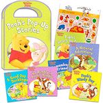 Disney Winnie The Pooh Pop Up Books Set Toddlers Babies Bundle ~ Pack of 6 Pooh Story Books with Stickers (Winnie The Pooh Books for Infants)