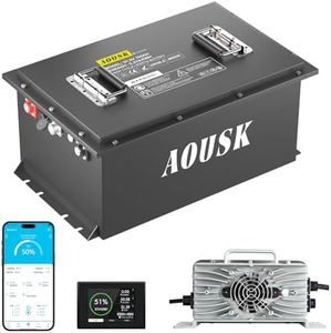 48V 105Ah Lithium Golf Cart Batteries, MAX 10.24 kW BMS