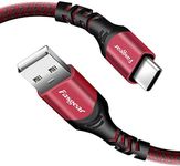 Fasgear USB C Cable, 1 Pack 1m USB Type C 2.0 Cable High Speed and Fast Charging Data Transfer Cable for Moto G6,7 Galaxy Note 10 S9 S8 Oneplus 7 pro Sony Xperia L1 XA2 Huawei P20 Lite Redmi Note 7 (Red)