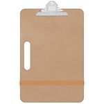 Kurtzy Artist Sketch Board - 28 x 43cm / 11.02 x 16.93 Inches - Portable Solid Tote Wooden Hardboard Clipboard with Handle and Clip - Painting, Sketching & Drawing - Studio, School Classroom & Office