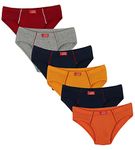 VIP Boys Cotton Underwear (Pack of 6) (FRENCHIEJR_BLAZE_PO6_60_NEW_Assorted_1_5 Years-6 Years)