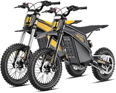 Heybike Villain Dirtbike, 14" Fat Motorcycle for Teens, Fit Age 13+