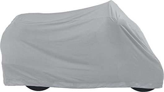 Nelson-Rigg Indoor Dust Motorcycle Cover, Breathable Soft Non-Scratch Material, Loose fit, Easy Installation and Removal, Large Fits Most Sportbikes and Cruiser Motorcycles