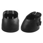 Horse Hoof Boots, 2Pcs S/M/XL Rubber Horse Hoof Boots Horse Hoof Protection Shoes Non Slip Hoof Guards(S)