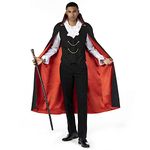 Morph, Adult Vampire Costume Men, Vampire Costume Adult Men, Vampire Halloween Costume Men, Halloween costumes for men Large